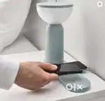 Wireless mobile charger  and mobile holder with light