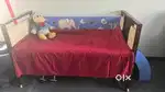 Teak wood bed baby designed by an architect