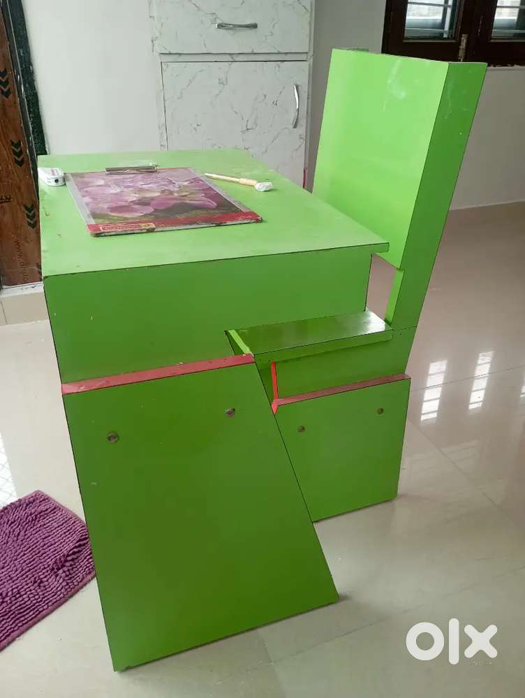 Kids study table with chair