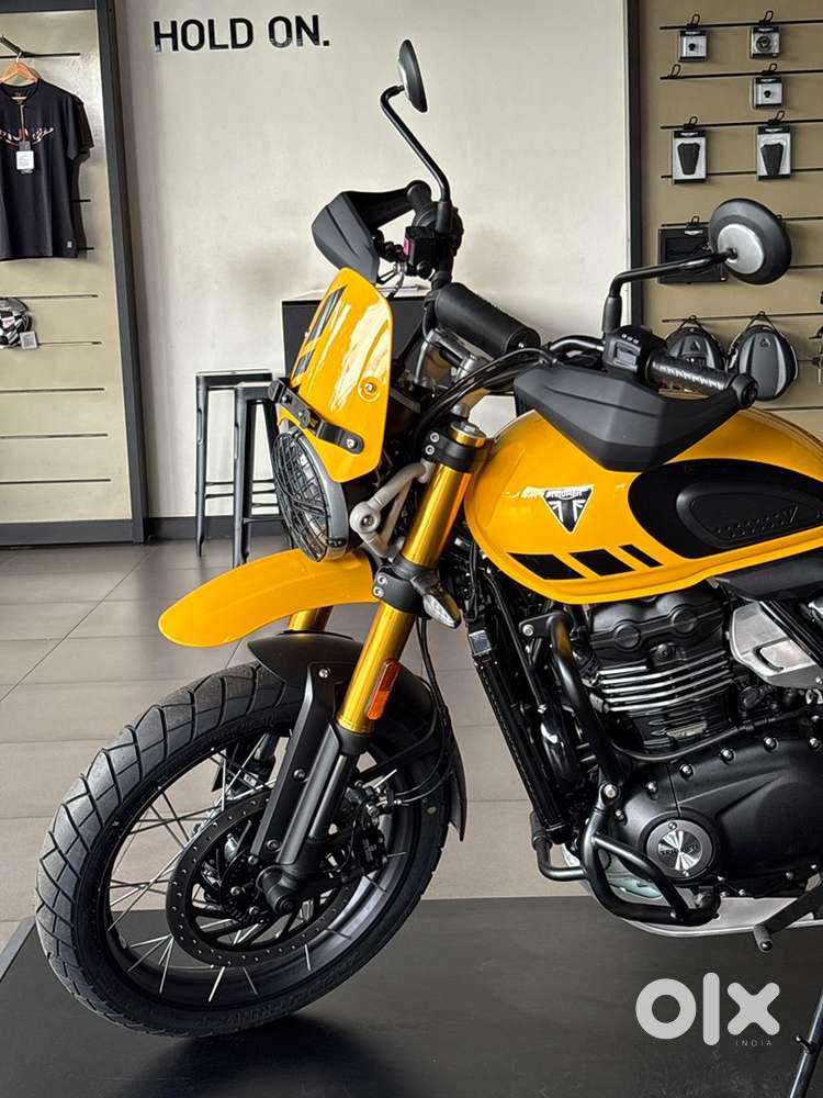 Unleash you adventure triumph scram 400 xc
