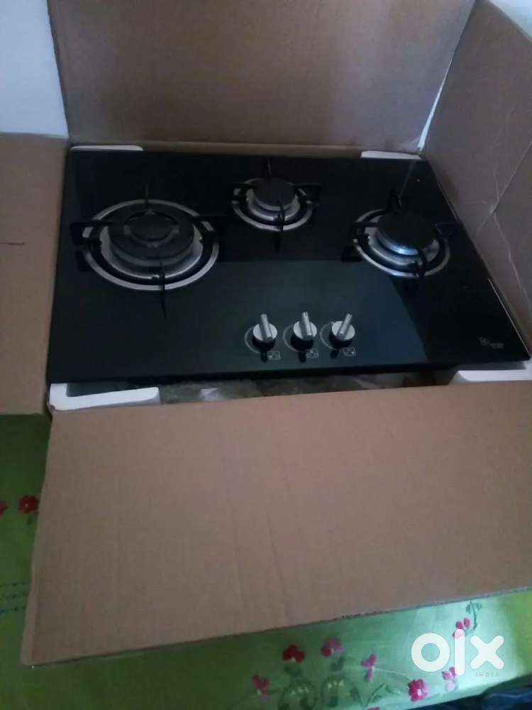 Three burner gas hob