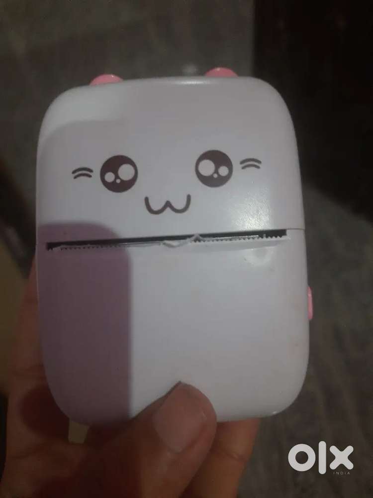 Mini printer work with without ink