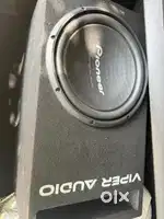 Pioneer 1202d4 woofer with viper audio box