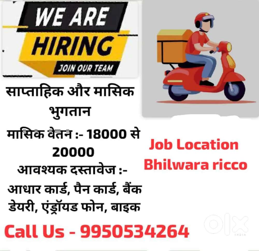Delhivery Boy job