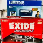 Exide Battery With 48 months WRTY and Luminous Inverter Of 3 yrs Wrty
