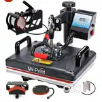 5 in 1 Tshirt printing machine with Epson L130 printer and material