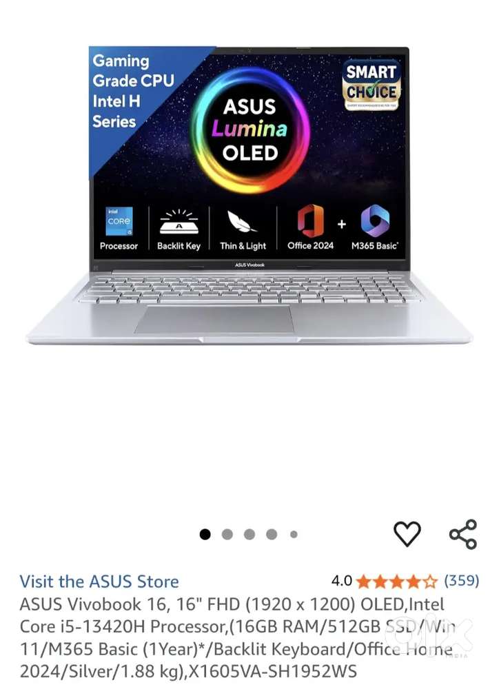 Seal pack/unopened fresh Asus Vivobook 16
