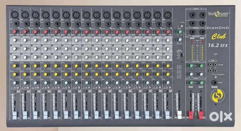 Studiomaster 16 Channel Mixer with FX – Perfect for Live Shows