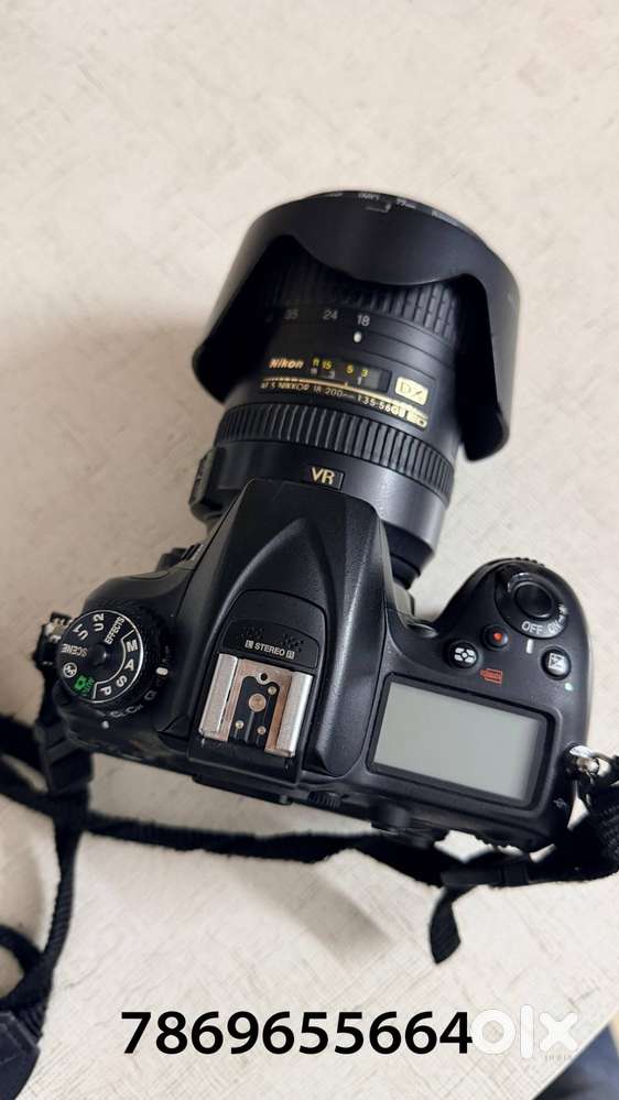 Nikon D7200 with 18-200 lens
