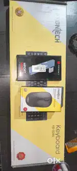 FRONTECH MOUSE +KEYBORD & PORTRONICS 3 Port USB Hub