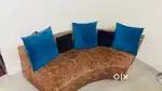 Curved sofa