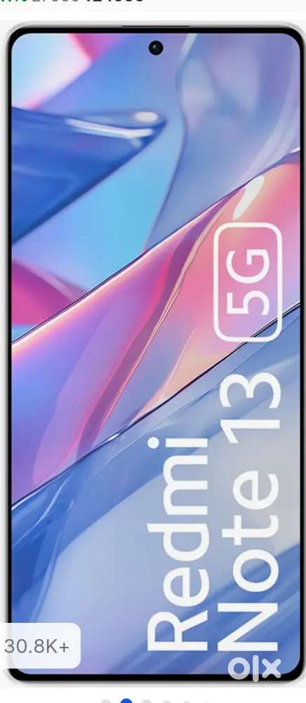 Redmi note 13.5g 8 gb ram 256 gb internal  super amoled display