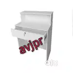 New wooden cash counter reception table office furniture