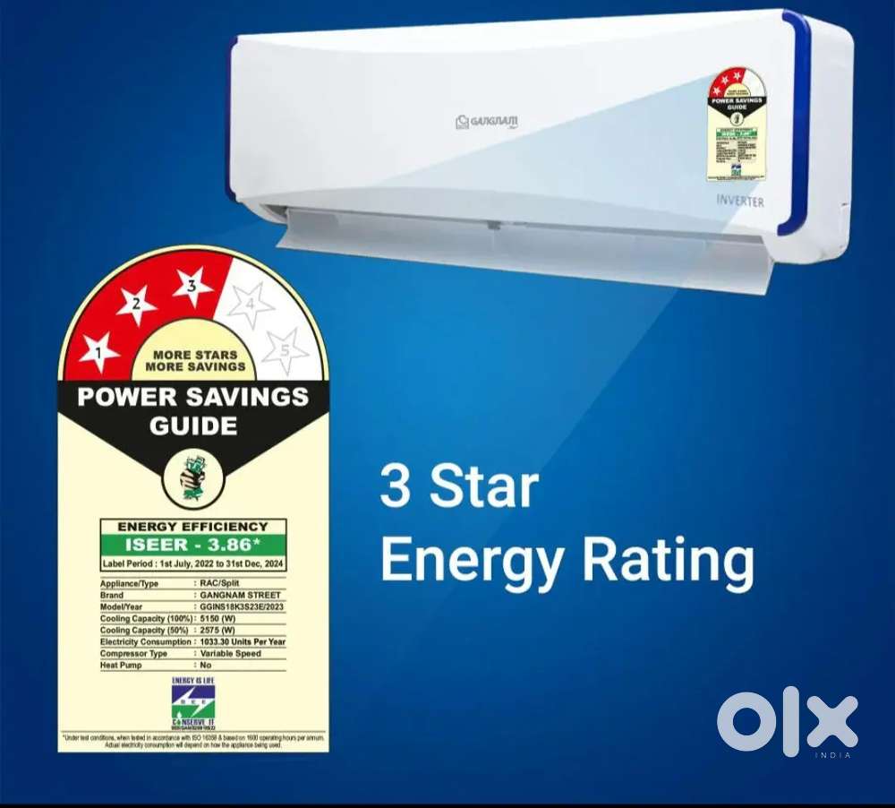 1.5 tonne AC 2024 model with 4 yr extended warranty