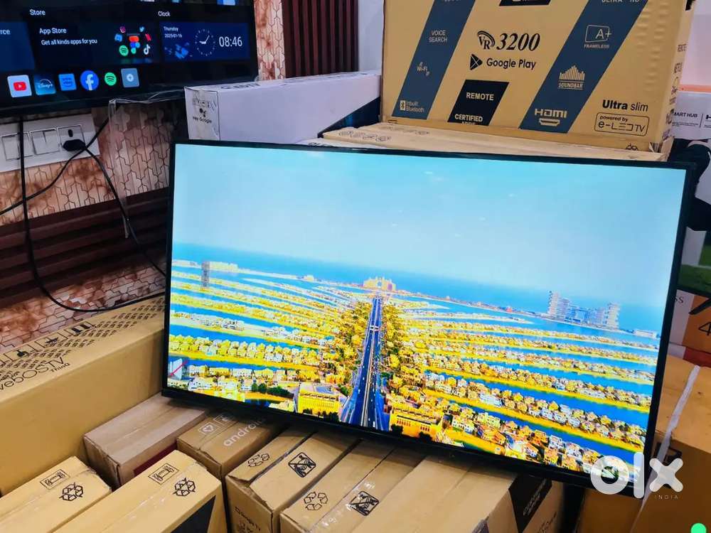 43” Smart Brand New LED TV  Android 12  Wi-Fi  Warranty