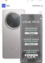 Vivo t4 8 gb 128 gb black( time pass no msg )