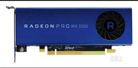 amd radeon pro wx 3100 4gb graphic card