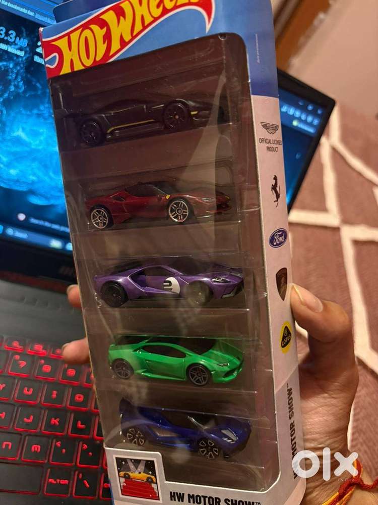 HOT WHEELS HW MOTOR SHOW 5-PACK  LIMITED COLLECTOR’S EDITION — RARE