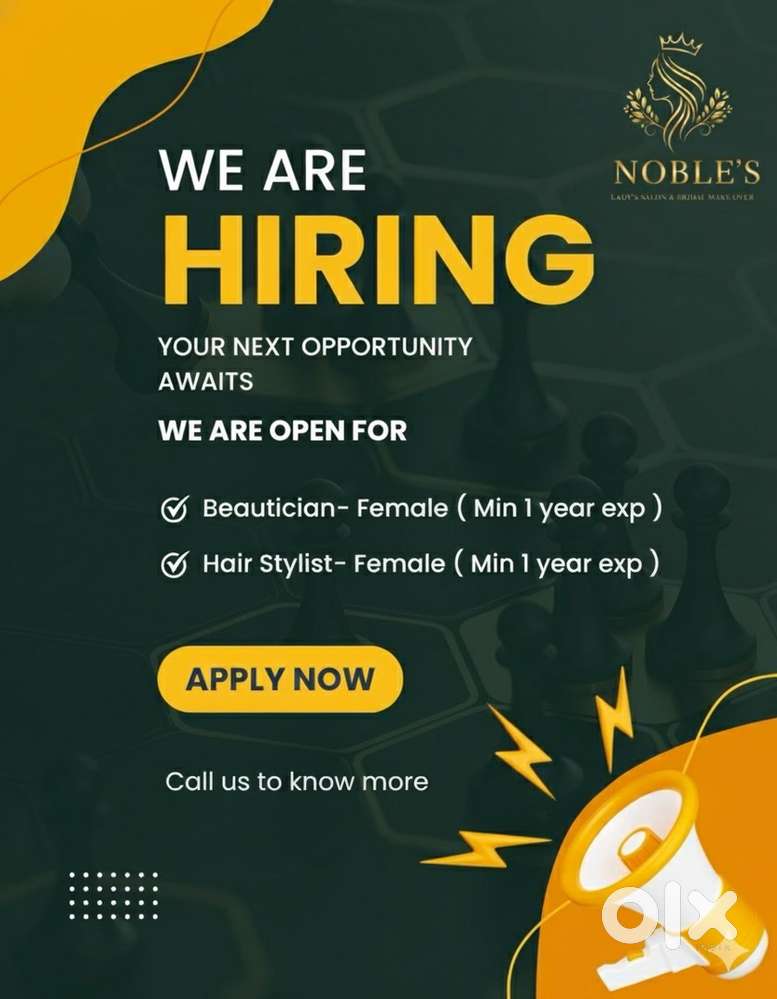 BEAUTICIANS AND HAIR STYLIST: WOMEN ONLY