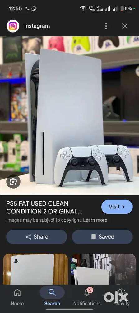 Ps5 top notch condition and two controller