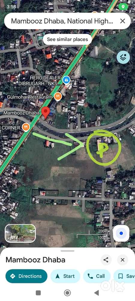 For rent 2000 Sqft 1st Flor Space 100m frm Main Road,Near Mamboz Dhaba