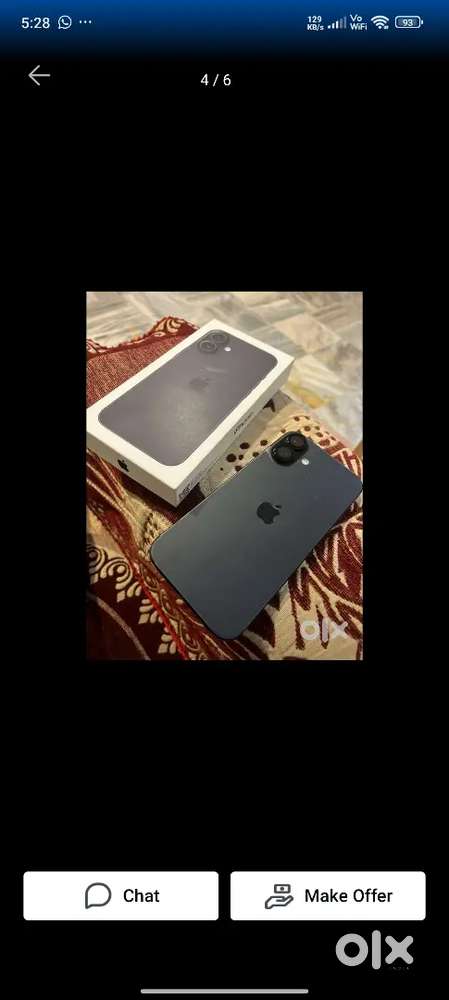 Iphone 16 New 128GB Black Unactivated