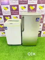 Samsung single door fridge and samsung washing machine  with warranty
