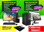 Intel Core i7 6 th Gen 8 GB Ram 256 GB SSD 19.5 LED keyboard mouse