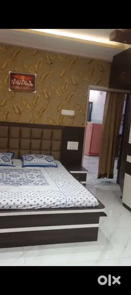 Baradwri 3bhk flat rent fully furnished