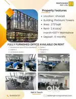 Furnished office available for rent
