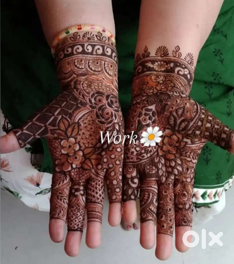 Mehandi eid offer 200 only 4 finger starting