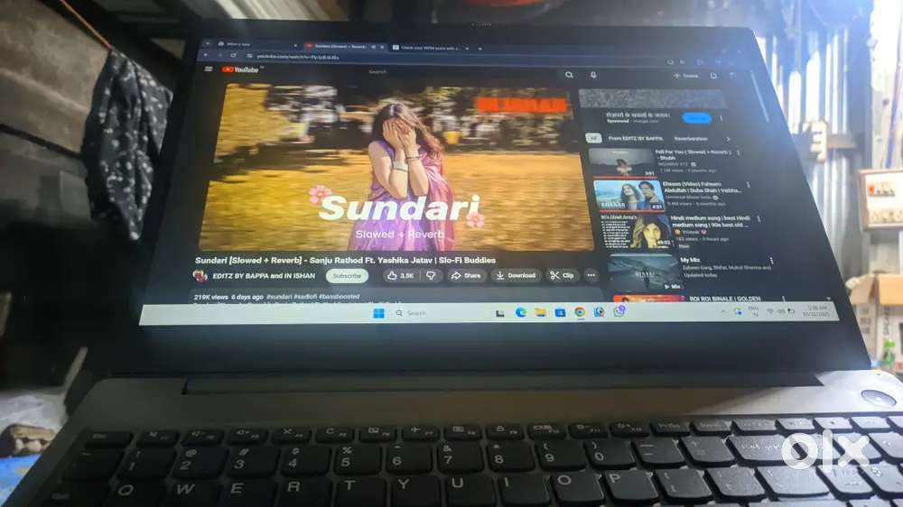 Lenovo i3 ram 16 gb SSD 500