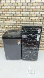 Samsung single door balck colour & godrej top load for sale just 16500