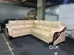 L shape Sofa with  comfortable Fiber set available in Starf Furniture