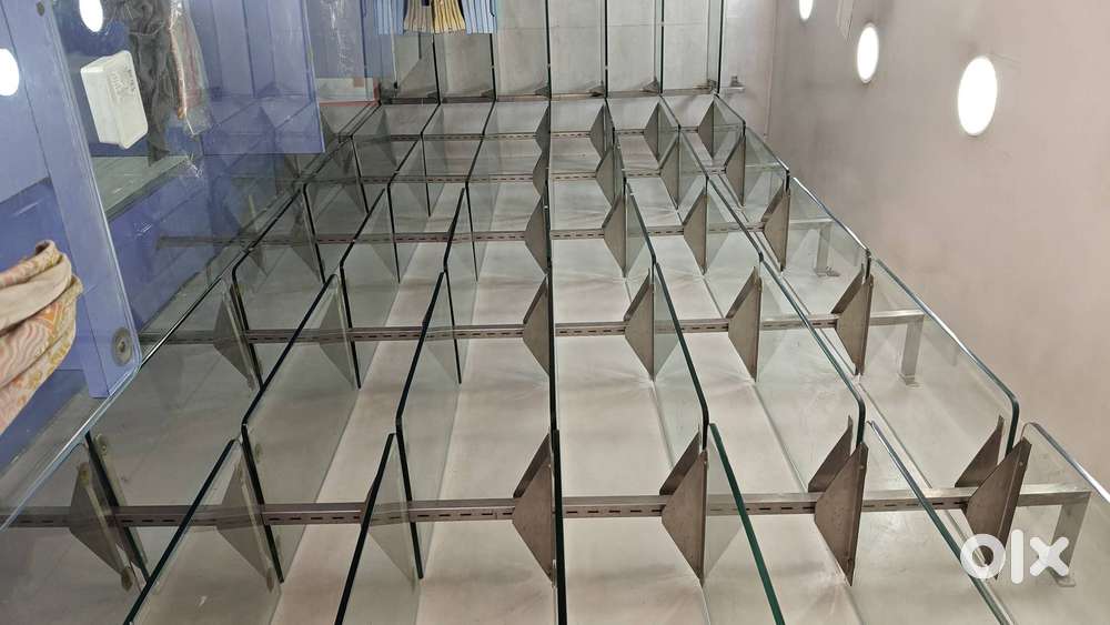 Glass furniture for sale.