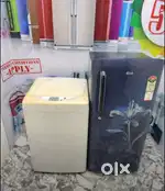 Combo offers Single door fridge an top load washing machine