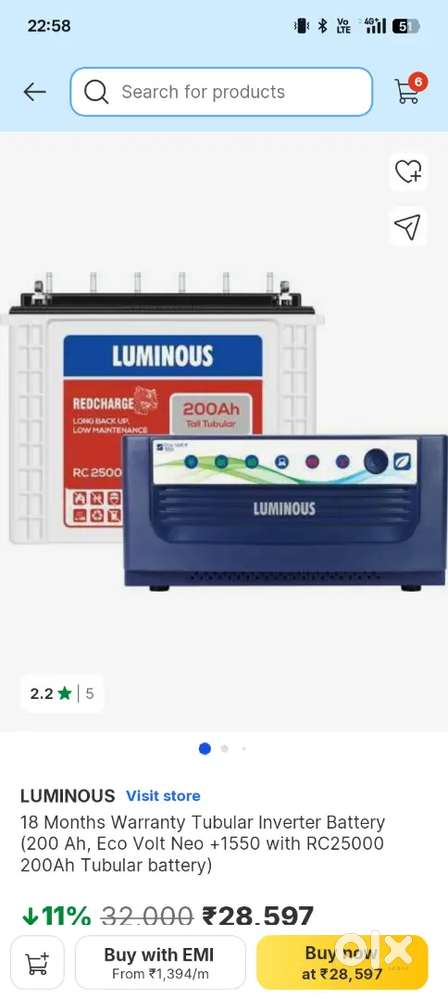 Lamonus 200AH Bettery And machine