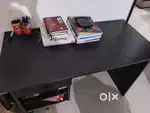 Study/Work Table (Engineered Wood) with Drawer & Shelves