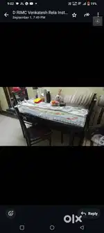 7 seater L shape shofa & Dinning Table with chairs