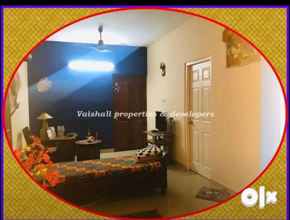Furnished Flat for SALE-3 bhk, 1100 sq.ft-Thiruvannur