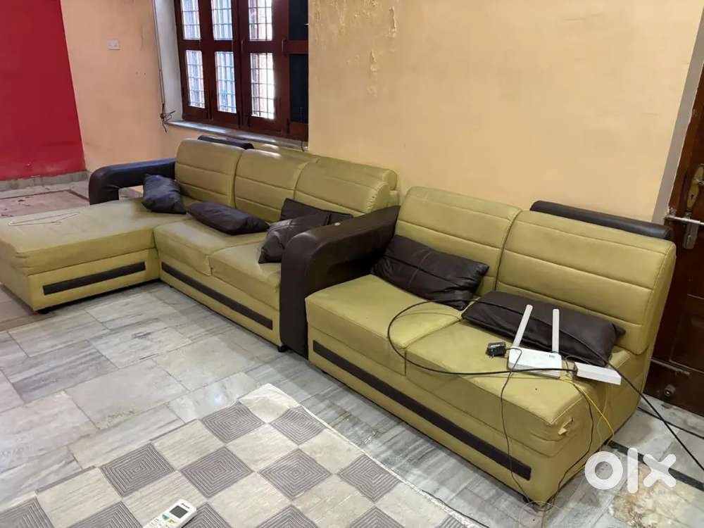Corner Sofa set with center table.