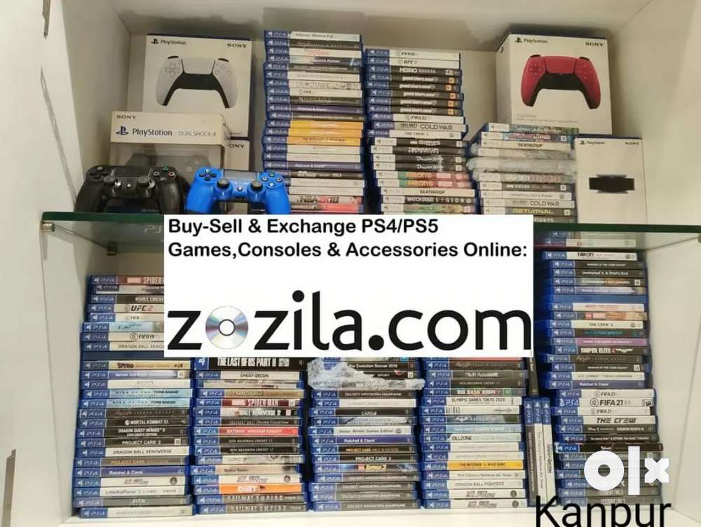 PS4/PS5/Xbox/Nintendo Games,Consoles & Accessories Buy-Sell Kanpur