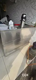S S COUNTER 100 kg  and s.s chulla 20 kg material SS 304