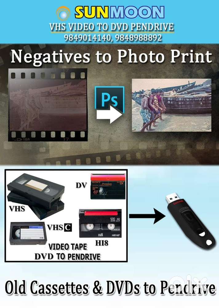 VCR VHS to DVD pendrive