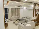 Fully furnished Luxurious 4 BHK flat with servant room for family.