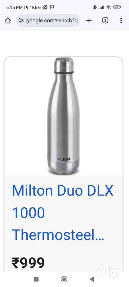 Milton hot cold water bottle