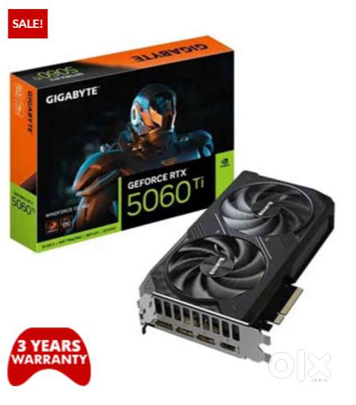Gigabyte GeForce RTX 5060 Ti Windforce OC 16GB GDDR7 (GV-N506TWF2OC-1
