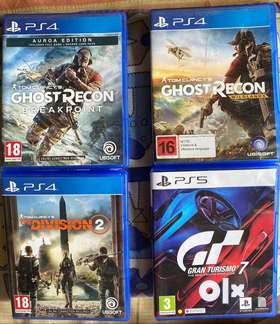1)Tom Clancy's Ghost Recon wildlands. Rs 900/-  2)Tom Clancy's Ghost Recon Breakpoint. Rs 900/-3)Gra...