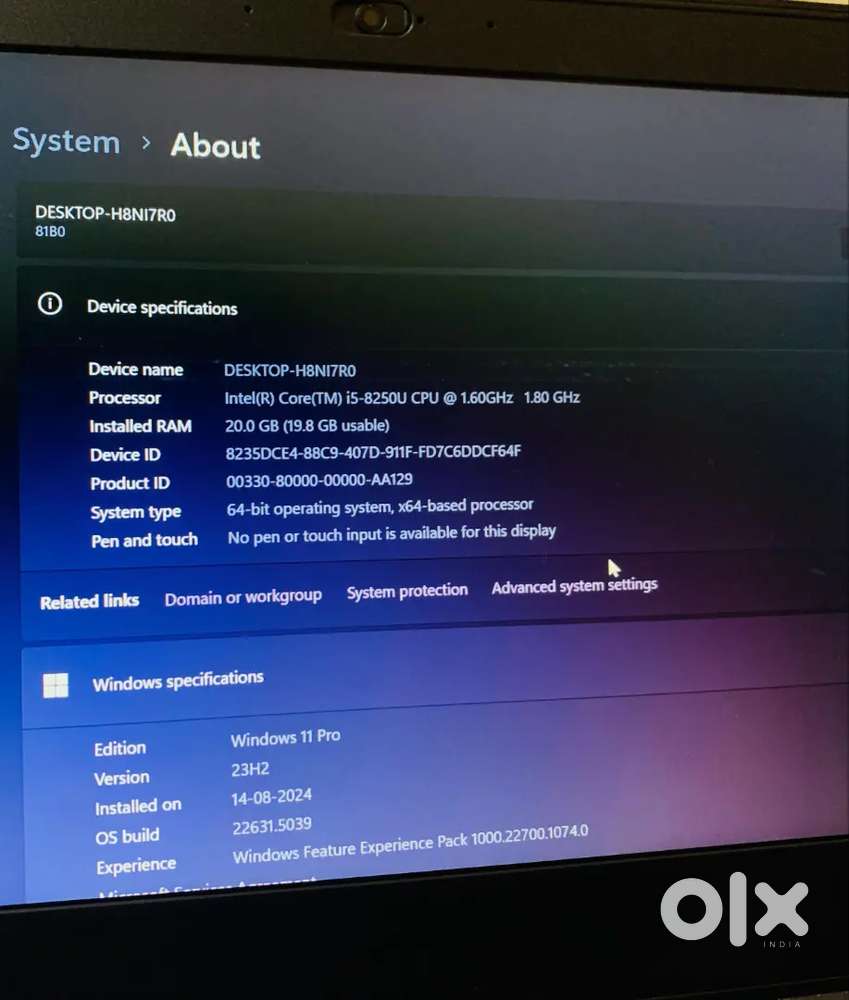 LENOVO V330 i5 8GEG /EXCHNGE AVLBLE