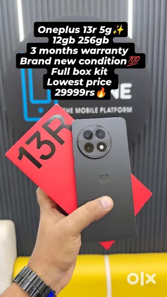 Oneplus 13r 5g 12gb 256gb 3 months warranty brand new condition low pr